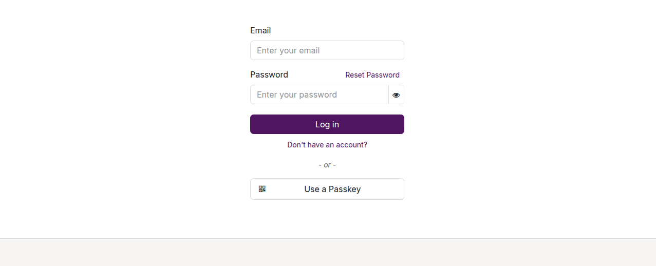 Login Page